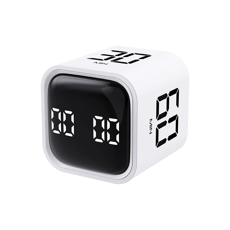 Gravity Flip Timer Silent Vibration Sound Alarm 5-60 Minutes and Custom Countdown Perfect For Working Learning Cooking Study