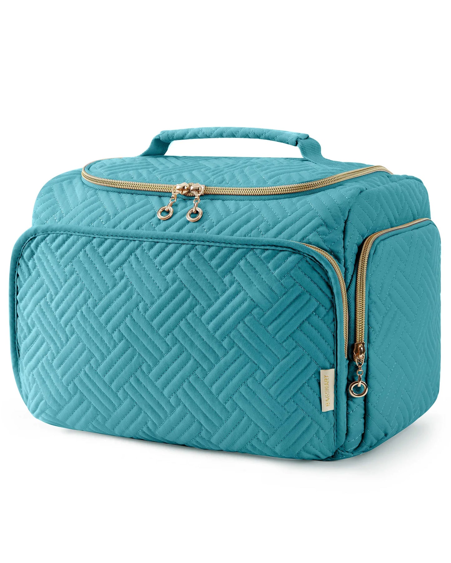 BAGSMART Cosmetic Bag for Make UP Cases Large Capacity Makeup Organizer With Handle Waterproof Travel Toiletry Storage