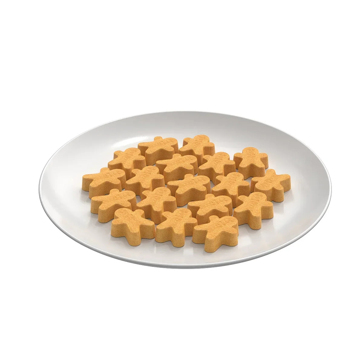 Creative Gingerbread Man Biscuit Mold 100 Hole Silicone Baking Biscuit Mold Mini Pet Dog Snack Biscuit DIY Chocolate Mold