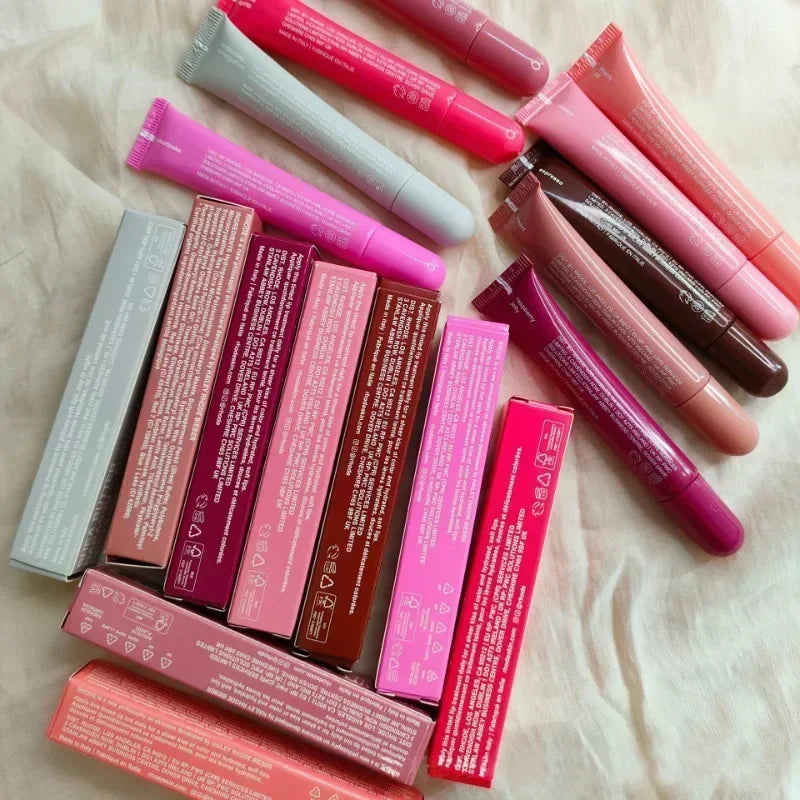 9 Colors Lip Glosses Plump Moisturizing Lip Glaze Essence Gel Oil Long Lasting Nourishing Lipstick Care Products For Women Girls