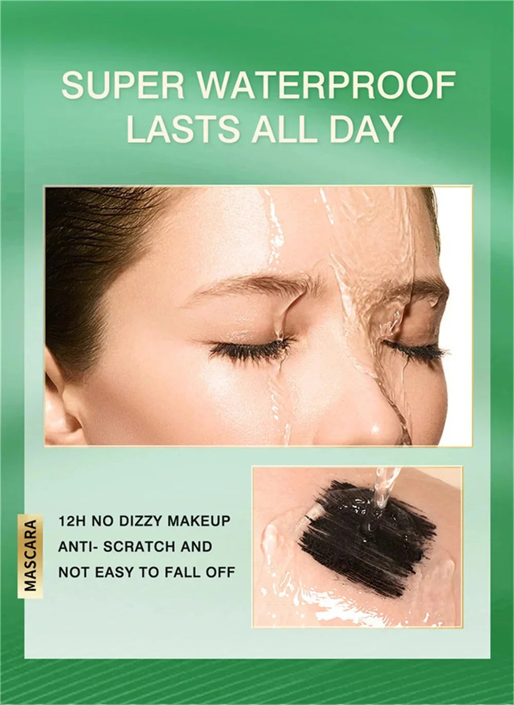Eyelashes Lengthening Mascara Waterproof Long Lasting Silky Lash Black Eyelashes Extension Make Up Beauty Eye Korean Cosmetic