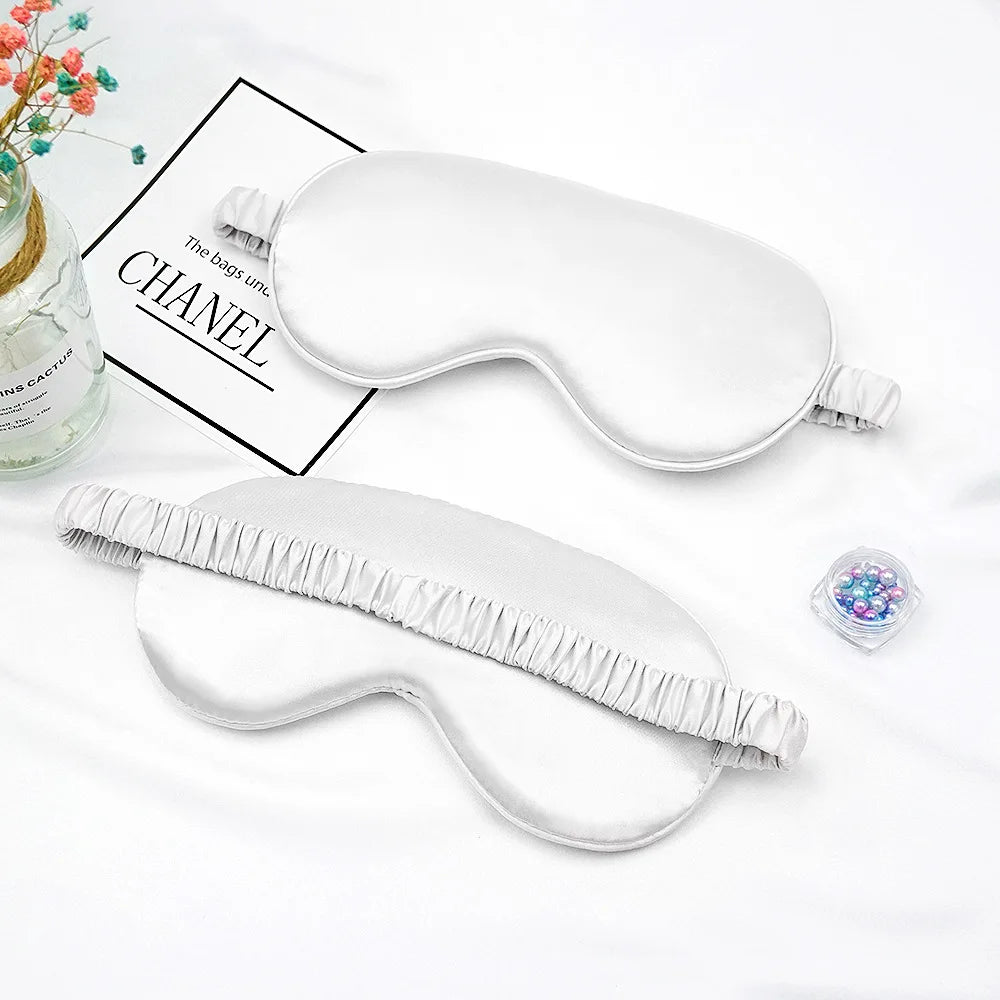 Augenklappe aus Seidenimitat, Schattierung, Schlafmaske, Augenklappe, Reise-Entspannungsabdeckung, Augenschutz, Gesundheit, Schlafschild, weiche Augenpflege-Tools