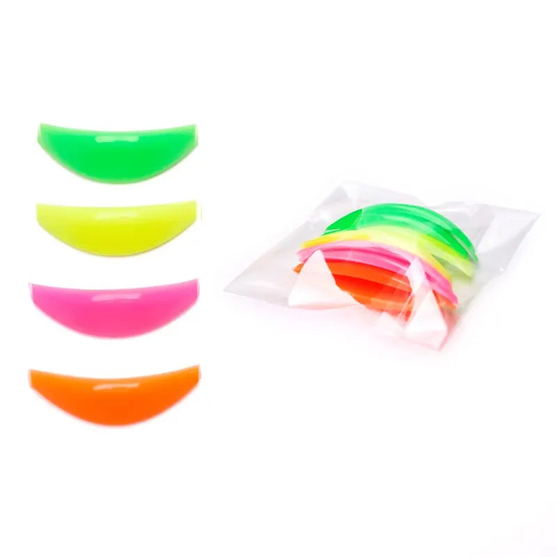 4 Pairs Silicone Eyelash Perm Pad Lifting Lashes Rods Shield Recycling 3D Eyelash Curler Accessories Applicator Makeup Tools