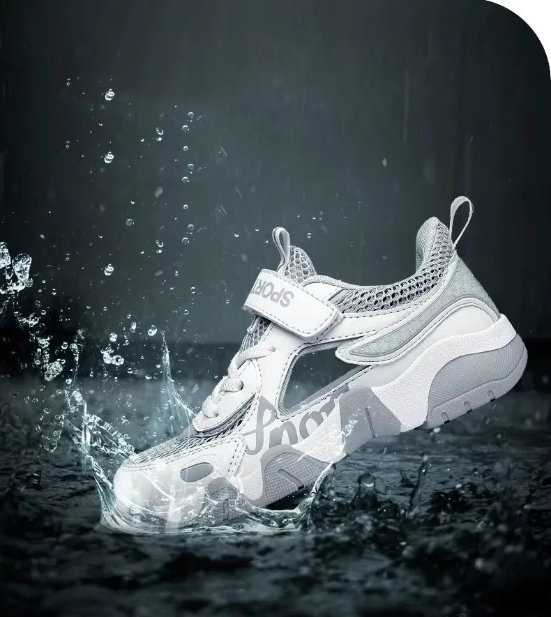 Kids Summer Shoes Kids Sandals Breathable Boys Sandals Soft Children's Shoes Outdoor Protecting Toes Beach Sandal Water Shoes