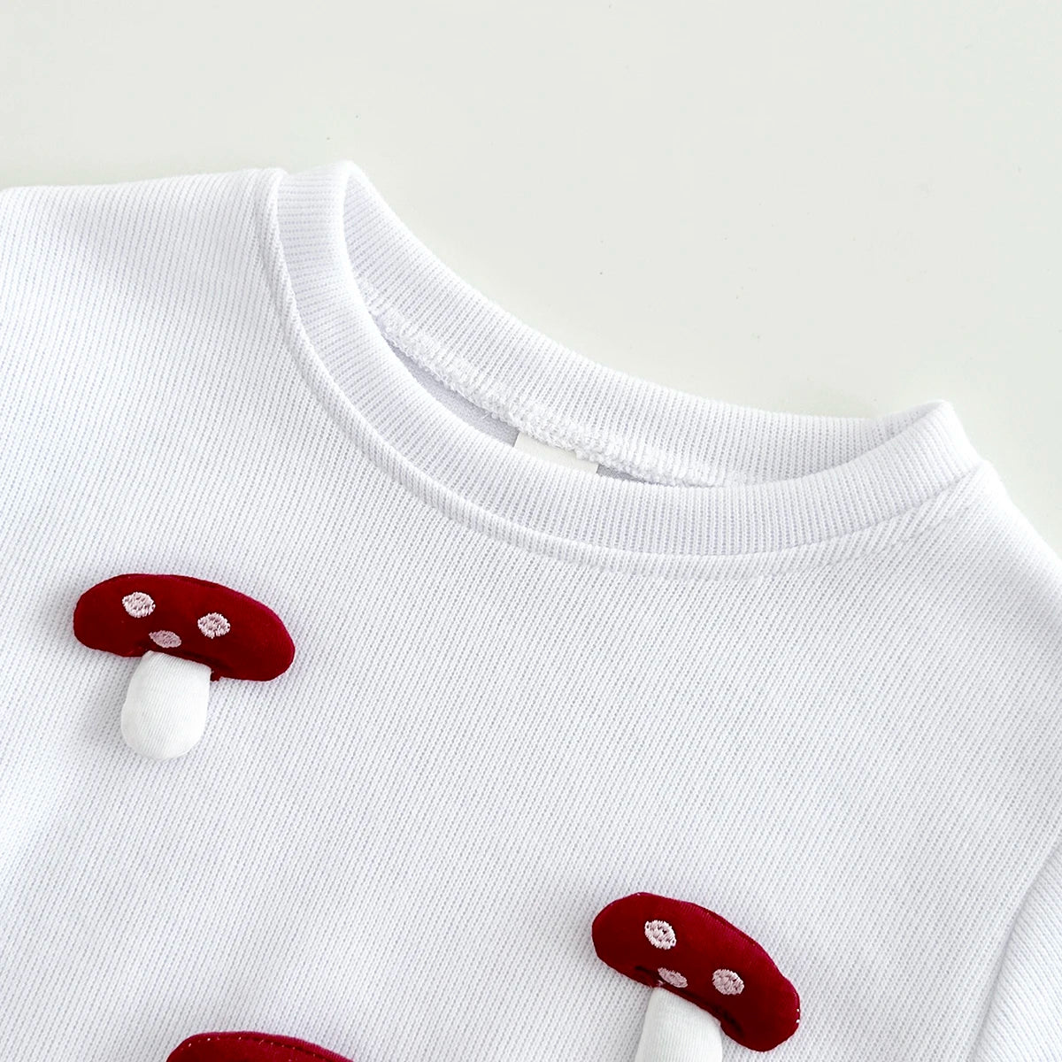 Infant Baby Dreieck Blase Strampler Jungen Mädchen Baby Herbst Sweatshirt Body Cartoon Ente/Pilz Nette Neugeborene Kleidung