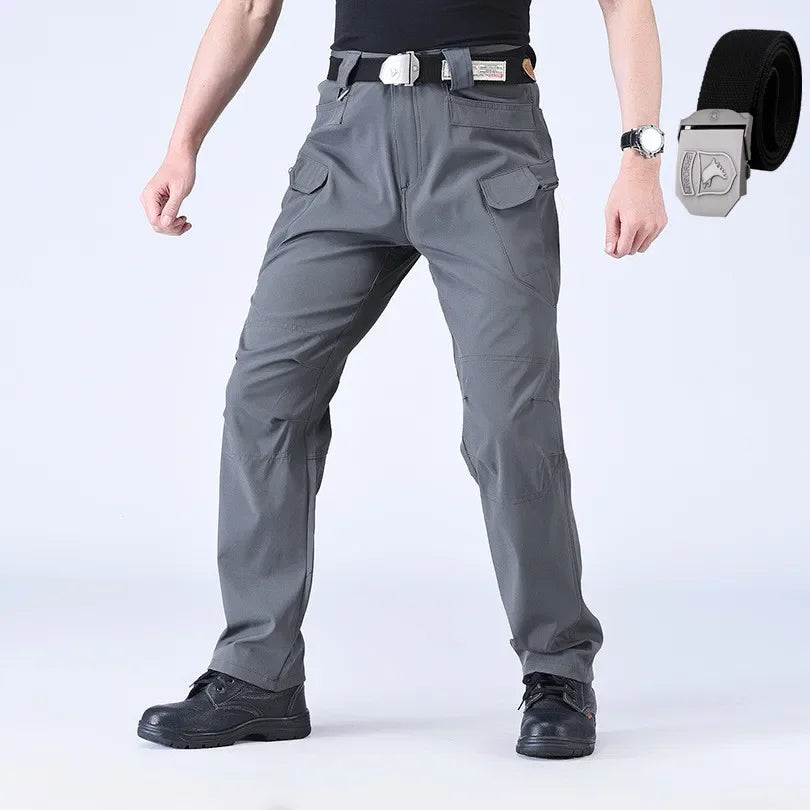 Men's Elastic Hiking Trekking Fishing Climbing Camping Outdoor Hunting Trousers Spring Autumn Fall Cargo Tactical Fast Dry Pants