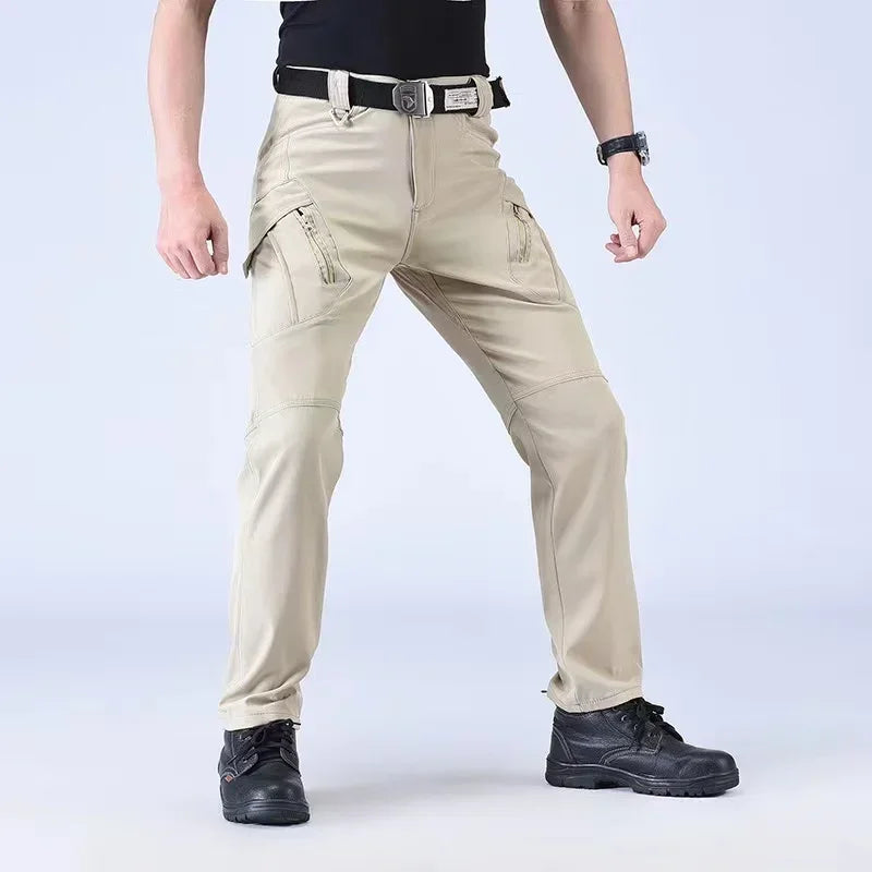 Men's Elastic Hiking Trekking Fishing Climbing Camping Outdoor Hunting Trousers Spring Autumn Fall Cargo Tactical Fast Dry Pants