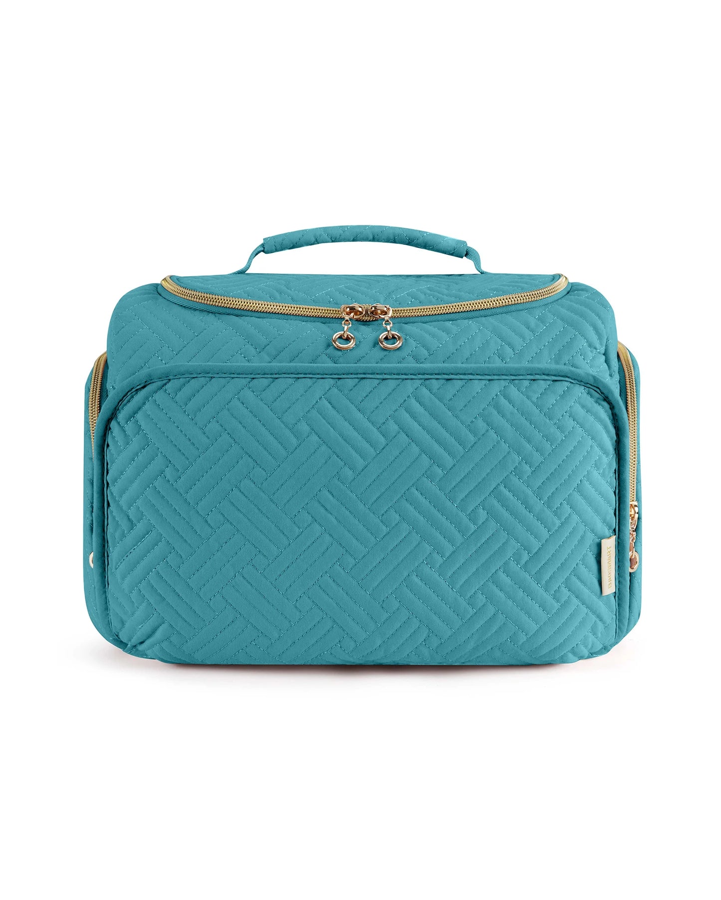 BAGSMART Cosmetic Bag for Make UP Cases Large Capacity Makeup Organizer With Handle Waterproof Travel Toiletry Storage