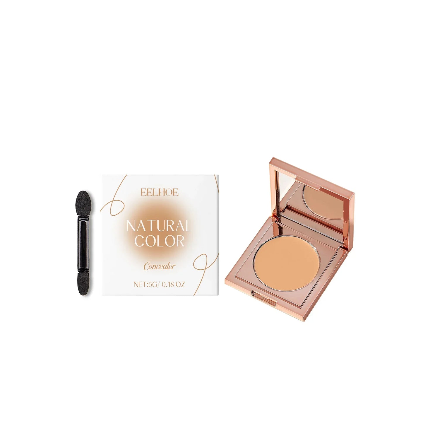 Concealer Lightweight Natural Coverage Of Skin Blemishes Spot Acne Print Cover Dark Circles Non-Removing Long-LastingMakeup