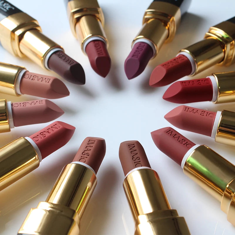IMAGIC Lipstiffie Bevogtiger Lippe Gladde Lipstick Langdurige Sjarmante Lipstiffie Kosmetiese Skoonheid Grimering 12 Kleure