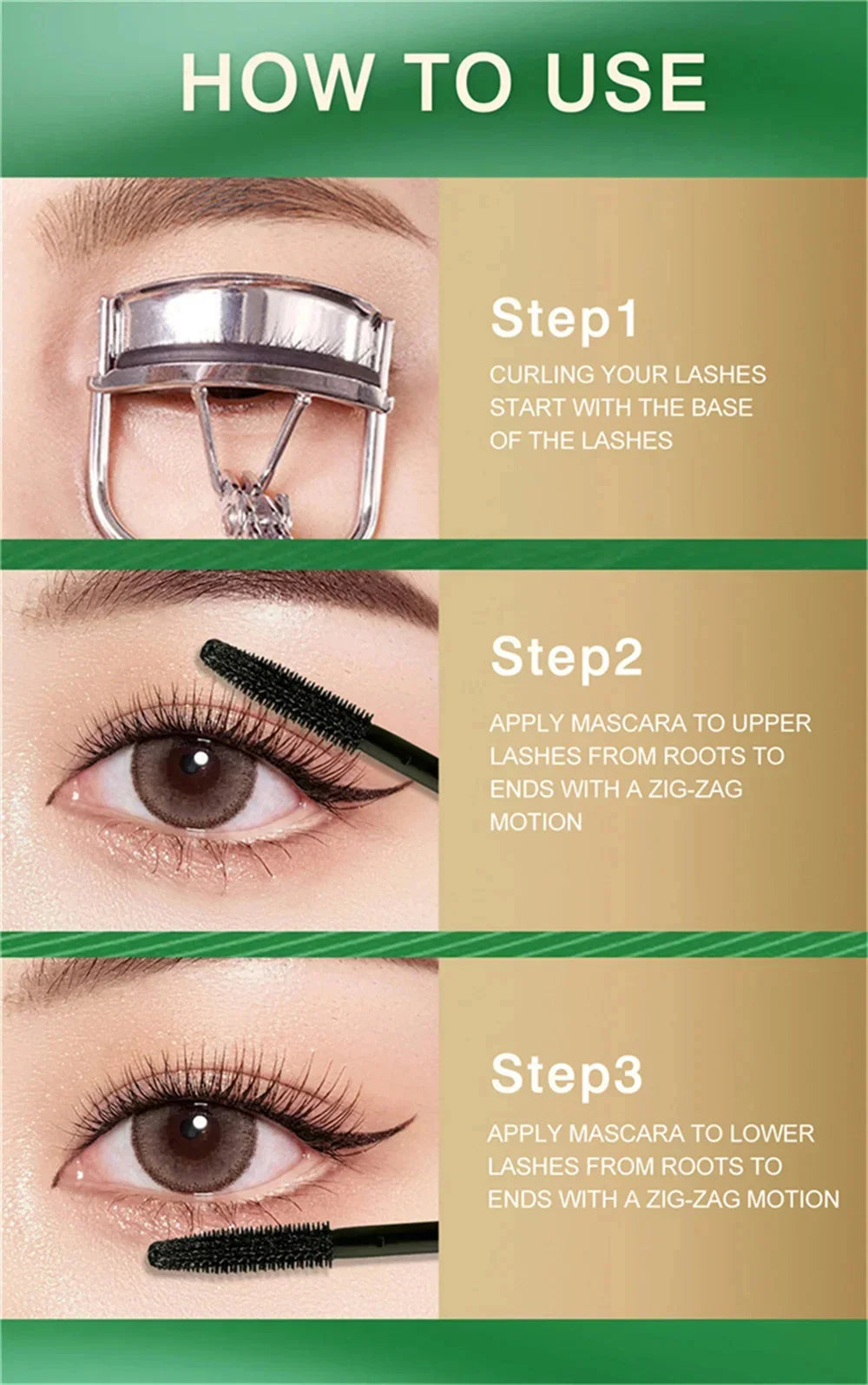 Eyelashes Lengthening Mascara Waterproof Long Lasting Silky Lash Black Eyelashes Extension Make Up Beauty Eye Korean Cosmetic