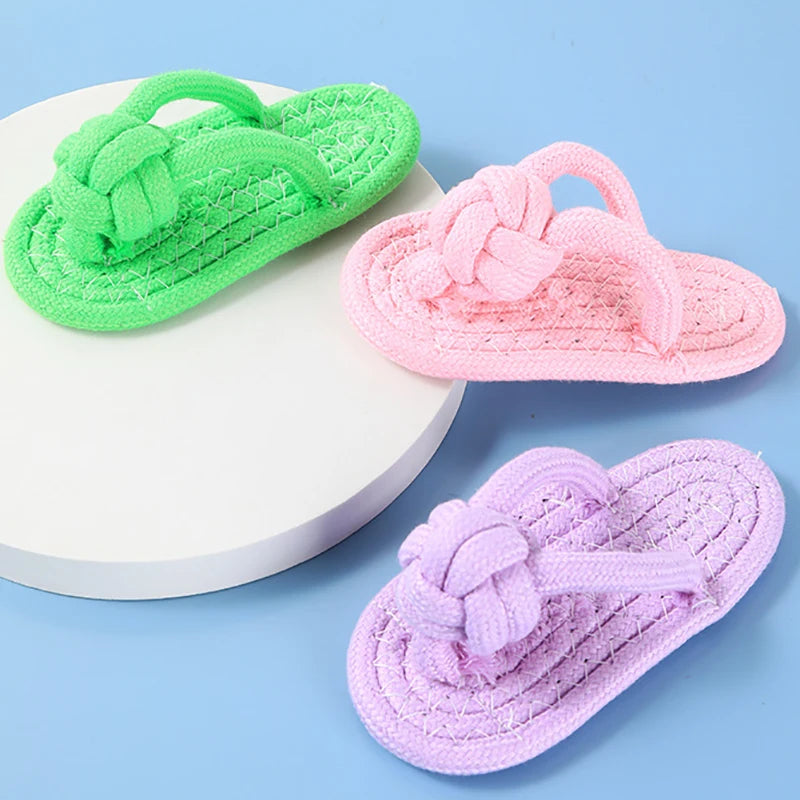 Dog Chewing Toy Cotton Slipper Rope Toy for Small Large Dogs Pet Teeth Training Molar Toys Interactive Dog Toy Dog Accessories