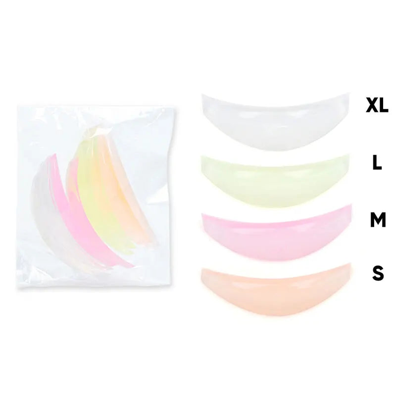 4 Pairs Silicone Eyelash Perm Pad Lifting Lashes Rods Shield Recycling 3D Eyelash Curler Accessories Applicator Makeup Tools
