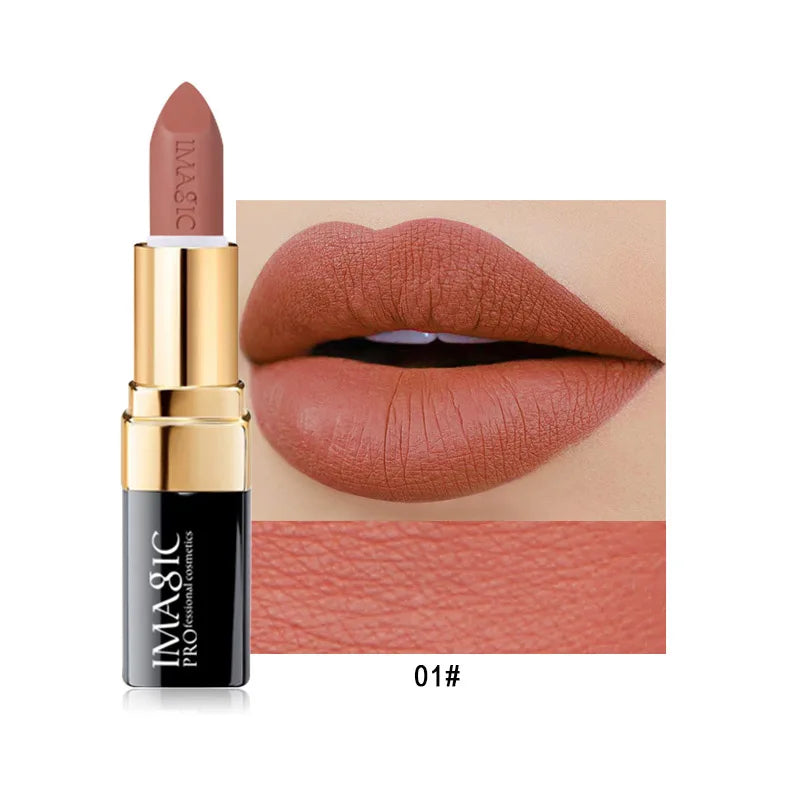 IMAGIC Lipstiffie Bevogtiger Lippe Gladde Lipstick Langdurige Sjarmante Lipstiffie Kosmetiese Skoonheid Grimering 12 Kleure