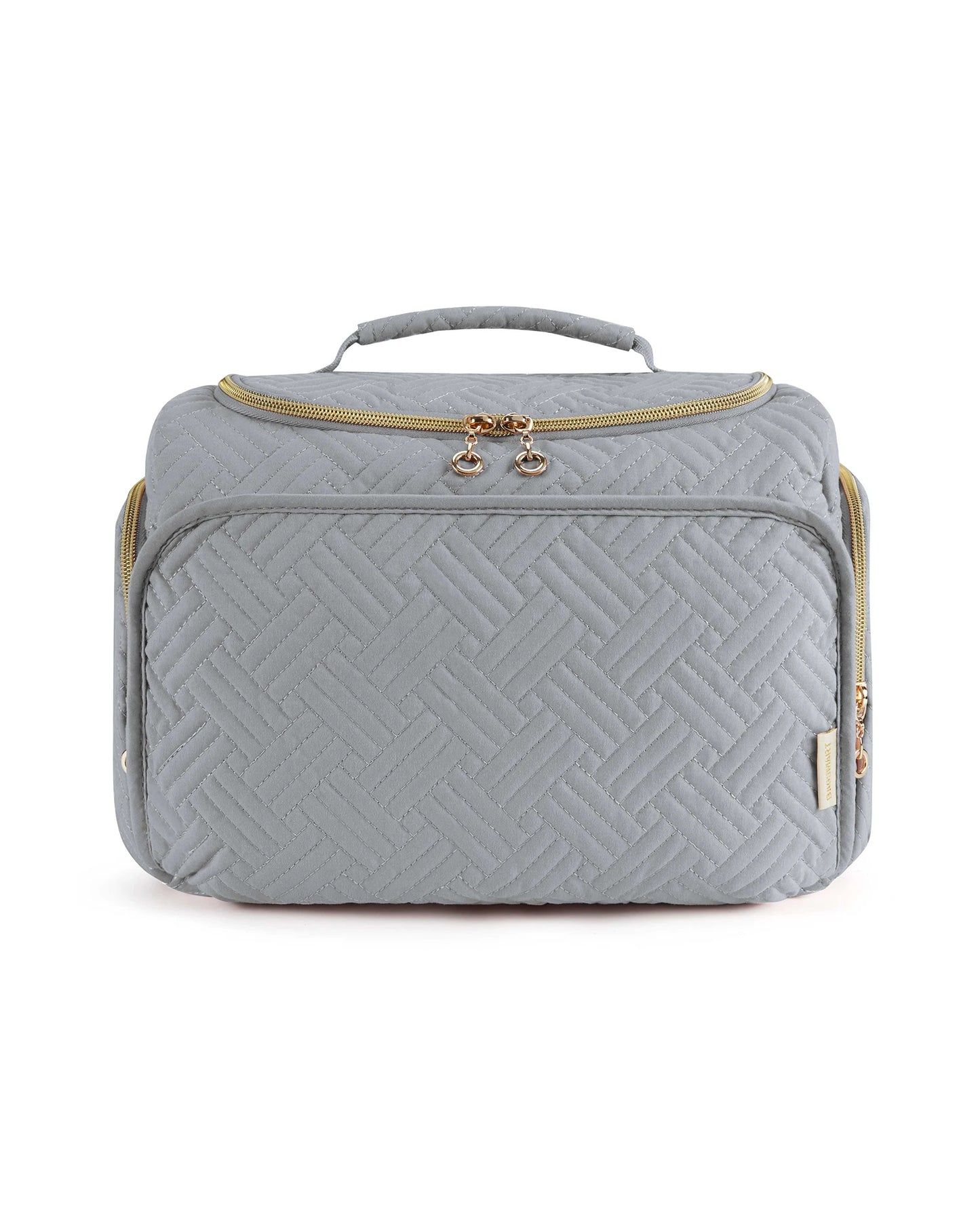 BAGSMART Cosmetic Bag for Make UP Cases Large Capacity Makeup Organizer With Handle Waterproof Travel Toiletry Storage