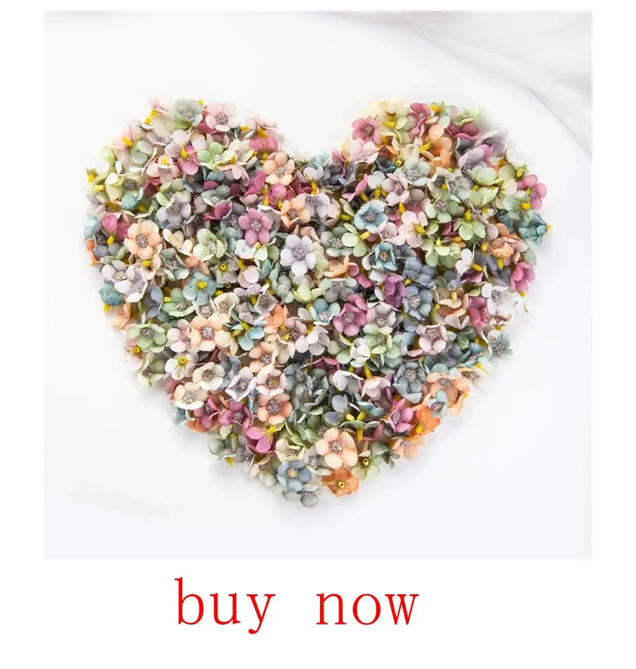 1PC Artificial Flowers Cheap New Year's Decoration Wedding Garden Peony Arch Christmas Home Fake Silk Rose Hydrangeas Vase for