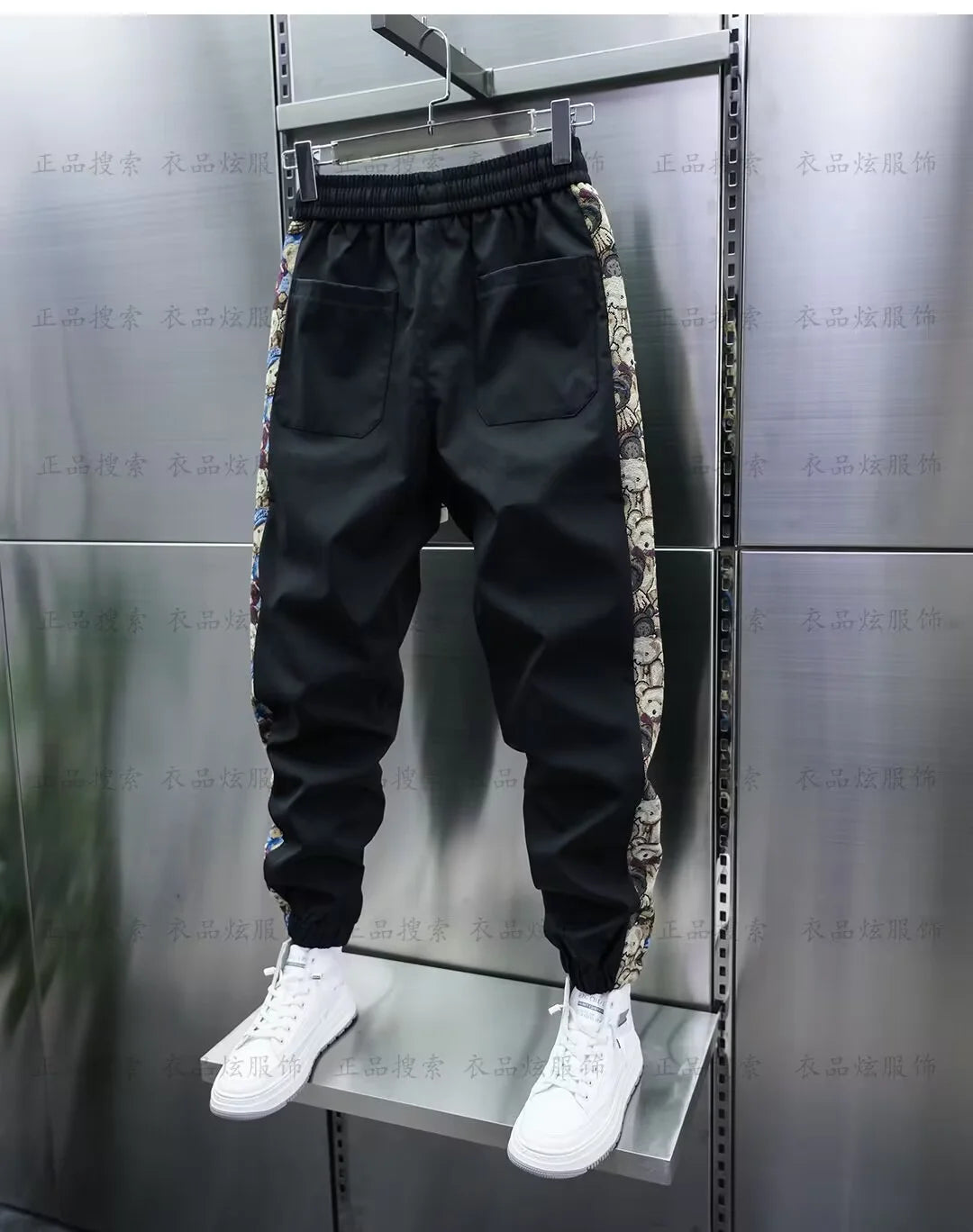 Man Jogger Sweatpants Tight Harem Pants Luxury Brand Hip Hop Streetwear Trousers 2024 Korean fashion Men's Clothing y2k pants