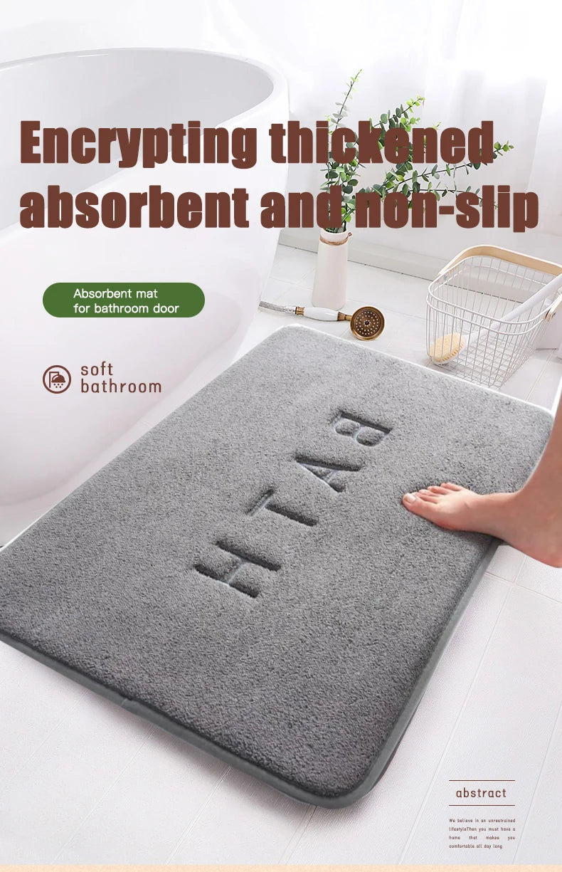 Antislipmat Kunsmatige Kasjmier Geheueskuimmat Koraalvlies Superabsorberende Vloermat Kombuis Sitkamer Badkamer