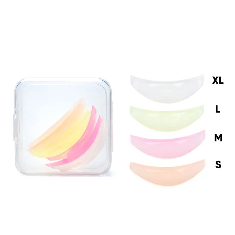 4 Pairs Silicone Eyelash Perm Pad Lifting Lashes Rods Shield Recycling 3D Eyelash Curler Accessories Applicator Makeup Tools