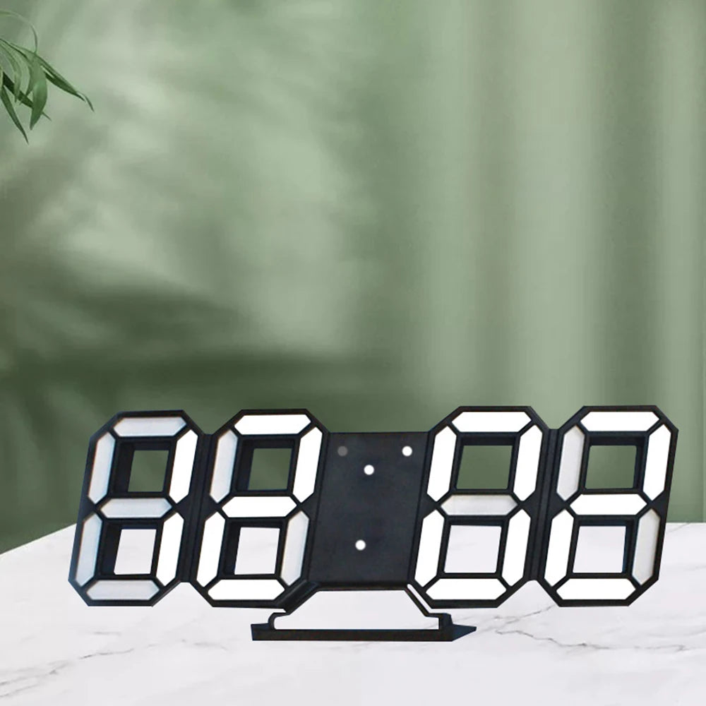 1PC 3d Digital Clock Creative Gift Multi-Functional Electronic Clock For Students With Large Screen Wall Mounted Clock
