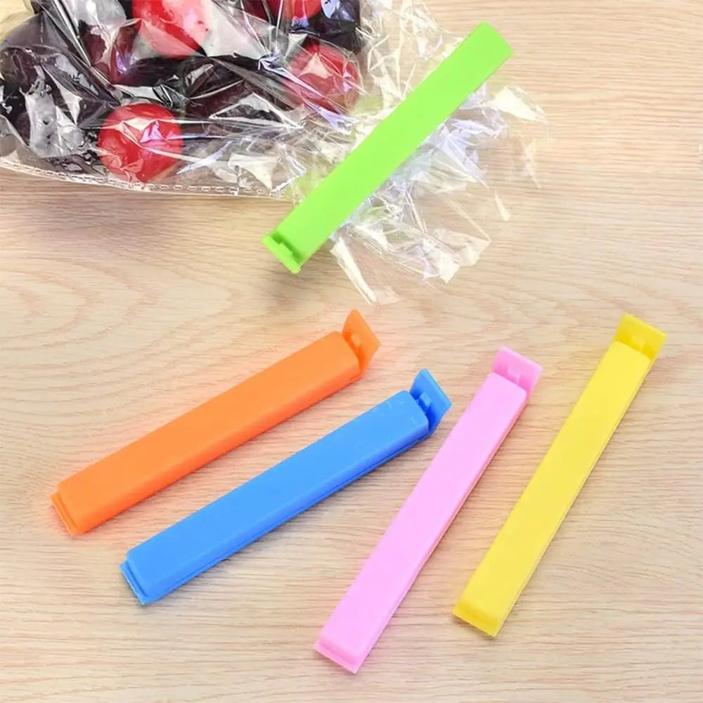 50/100PCS Portable Kitchen Storage Food Snack Seal Sealing Bag Clips Random Color Plastic Tool Kitchen Accessories Hot Sale