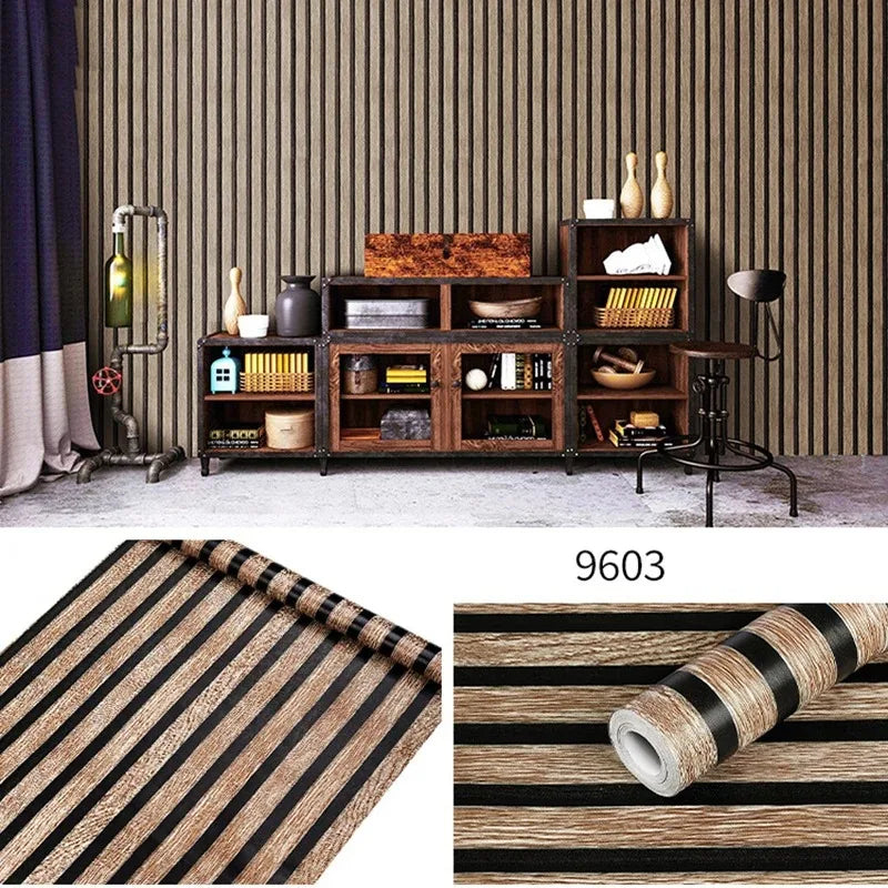45CM Big Roll Wood Grain Wallpaper Peel And Stick Contact Paper Removable Self Adhesive Wallpaper Decorative For Countertops 