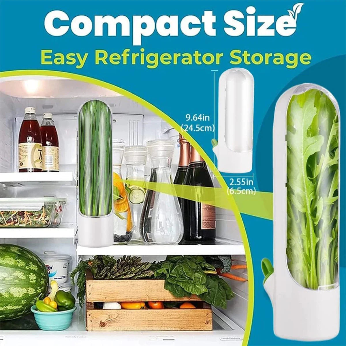 1PC Pink Fresh Herb Keeper Vanilla Vegetables Fresh Preservation Bottle Herb Saver Storage Container Storage Box Kitchen Tool