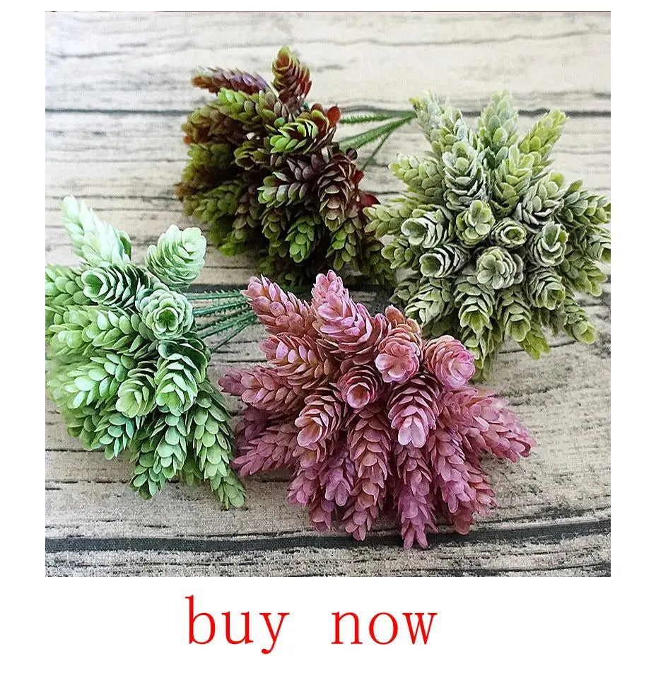 1PC Artificial Flowers Cheap New Year's Decoration Wedding Garden Peony Arch Christmas Home Fake Silk Rose Hydrangeas Vase for