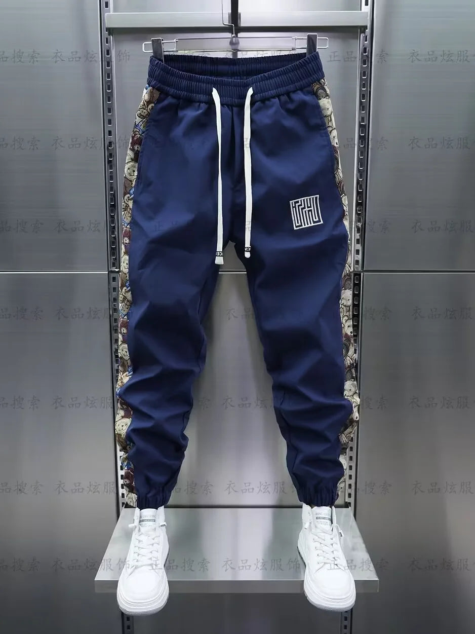 Man Jogger Sweatpants Tight Harem Pants Luxury Brand Hip Hop Streetwear Trousers 2024 Korean fashion Men's Clothing y2k pants