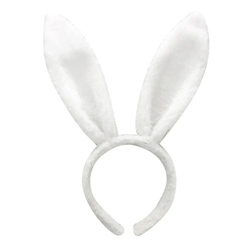 Cute Easter Bunny Ears Headband Women's Plush Lugs Hare Ears Hairband Girl Rabbit Ears Headwear Cosplay Costume Hair Accessories