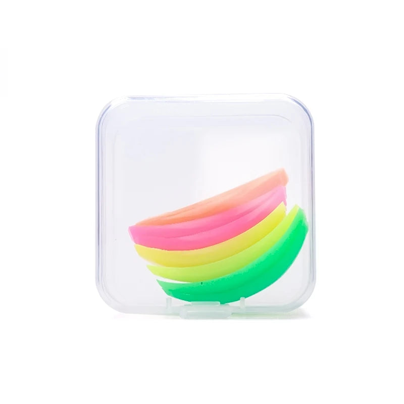 4 Pairs Silicone Eyelash Perm Pad Lifting Lashes Rods Shield Recycling 3D Eyelash Curler Accessories Applicator Makeup Tools