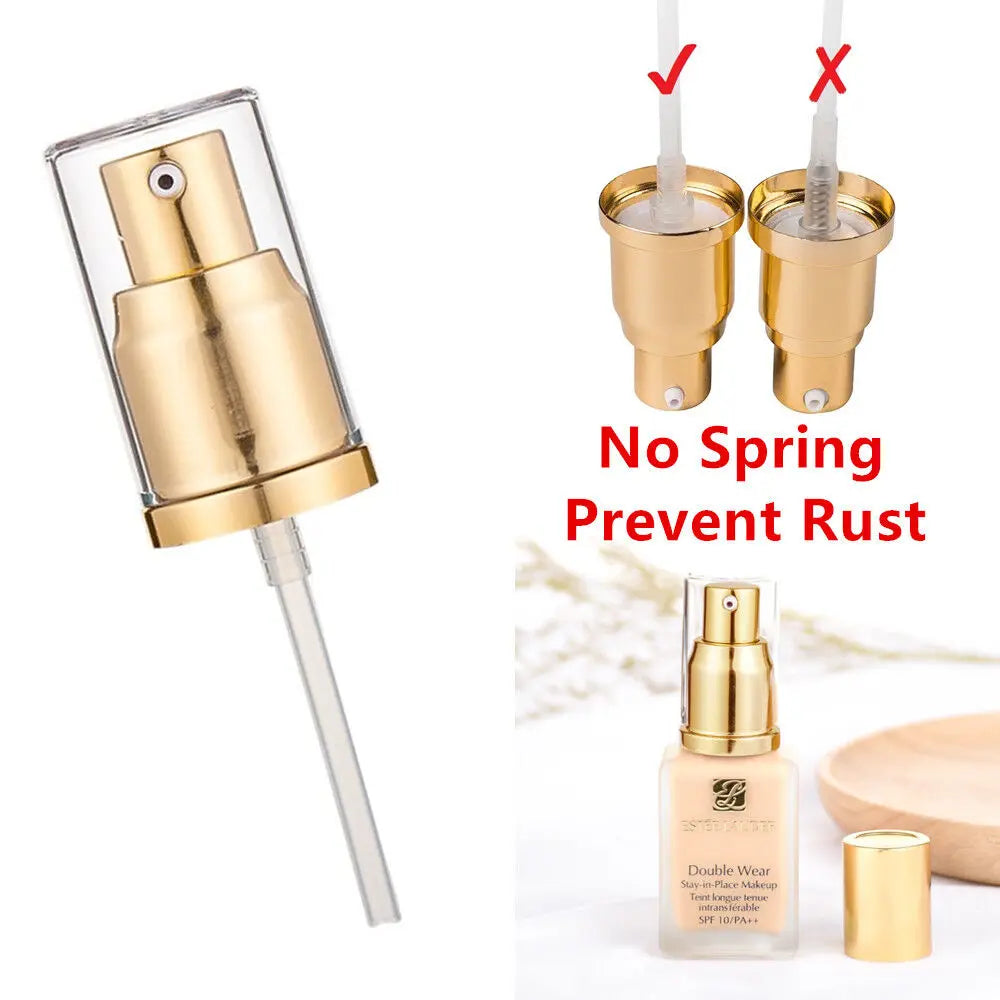 30ml Replace Liquid Foundation Vacuum Pump Head Nozzle For Pressing Foundation Make-Up Pump Dispenser Cosmetic Bottles Container