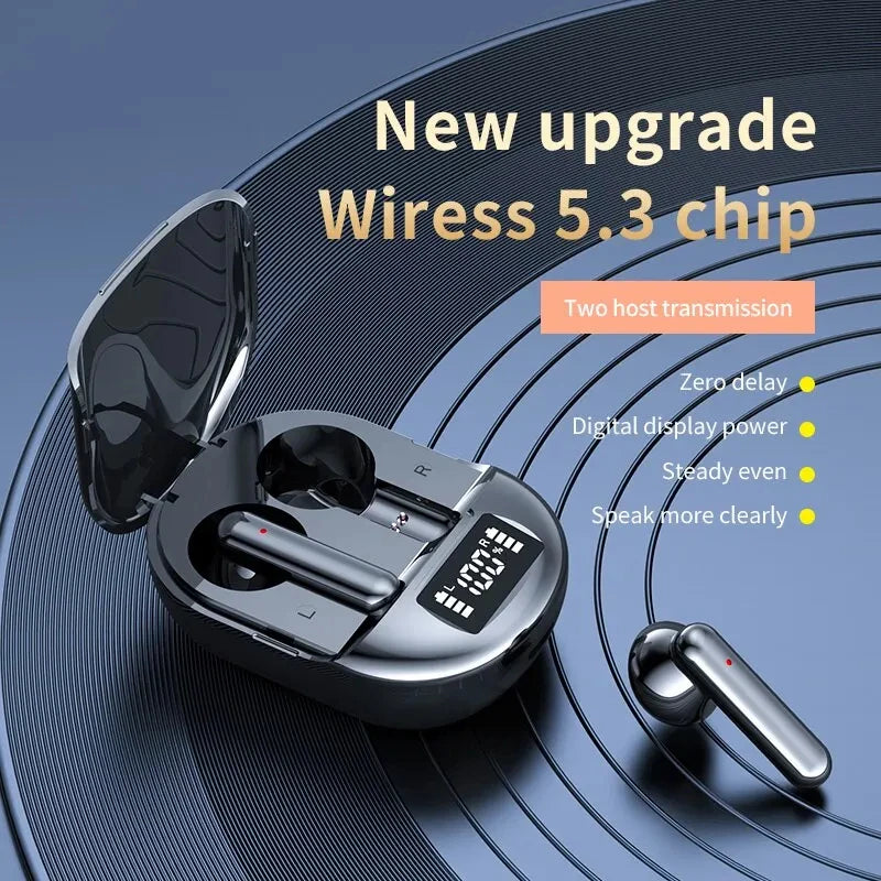 K40 Wireless Bluetooth Tws Digital Display Low Latency Stereo In Ear Bluetooth Earphones For Entertainment Games