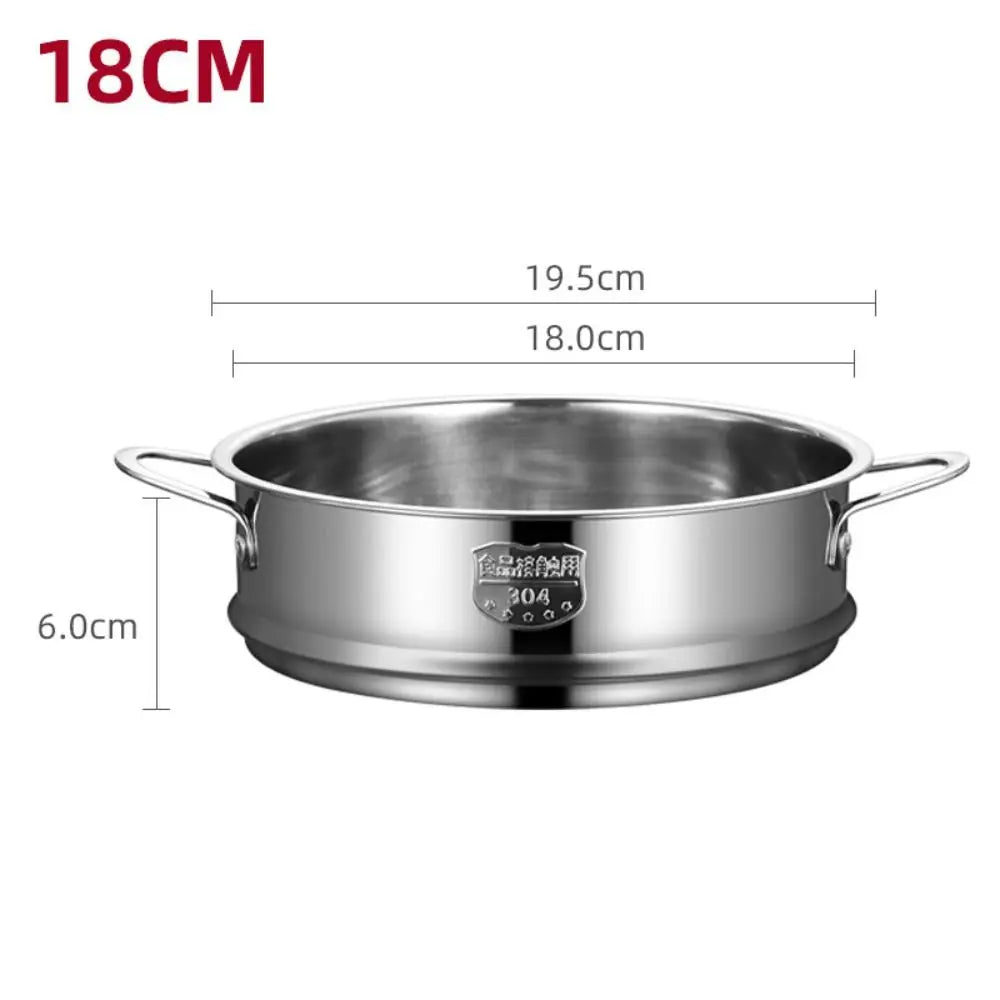 New 304 Stainless Steel Steamer Basket with Double Ear Kitchen Cooking Tool Pot Steaming Grid Generic Multifunction Steam Rack