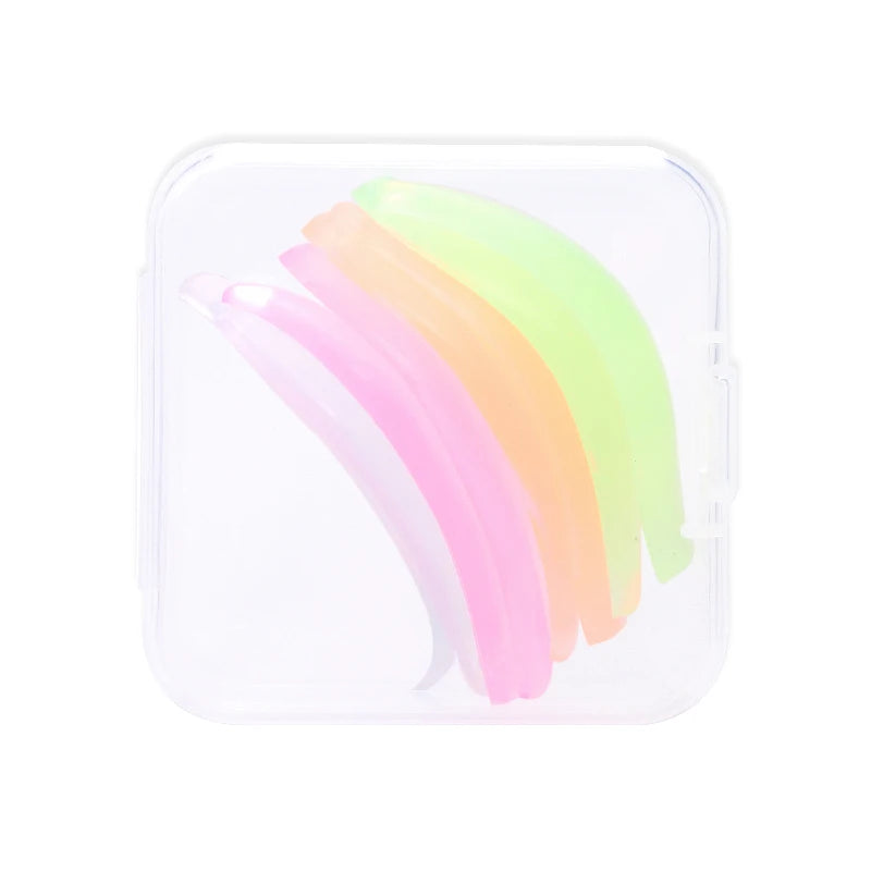 4 Pairs Silicone Eyelash Perm Pad Lifting Lashes Rods Shield Recycling 3D Eyelash Curler Accessories Applicator Makeup Tools