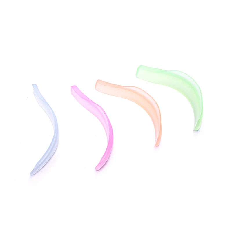 4 Pairs Silicone Eyelash Perm Pad Lifting Lashes Rods Shield Recycling 3D Eyelash Curler Accessories Applicator Makeup Tools