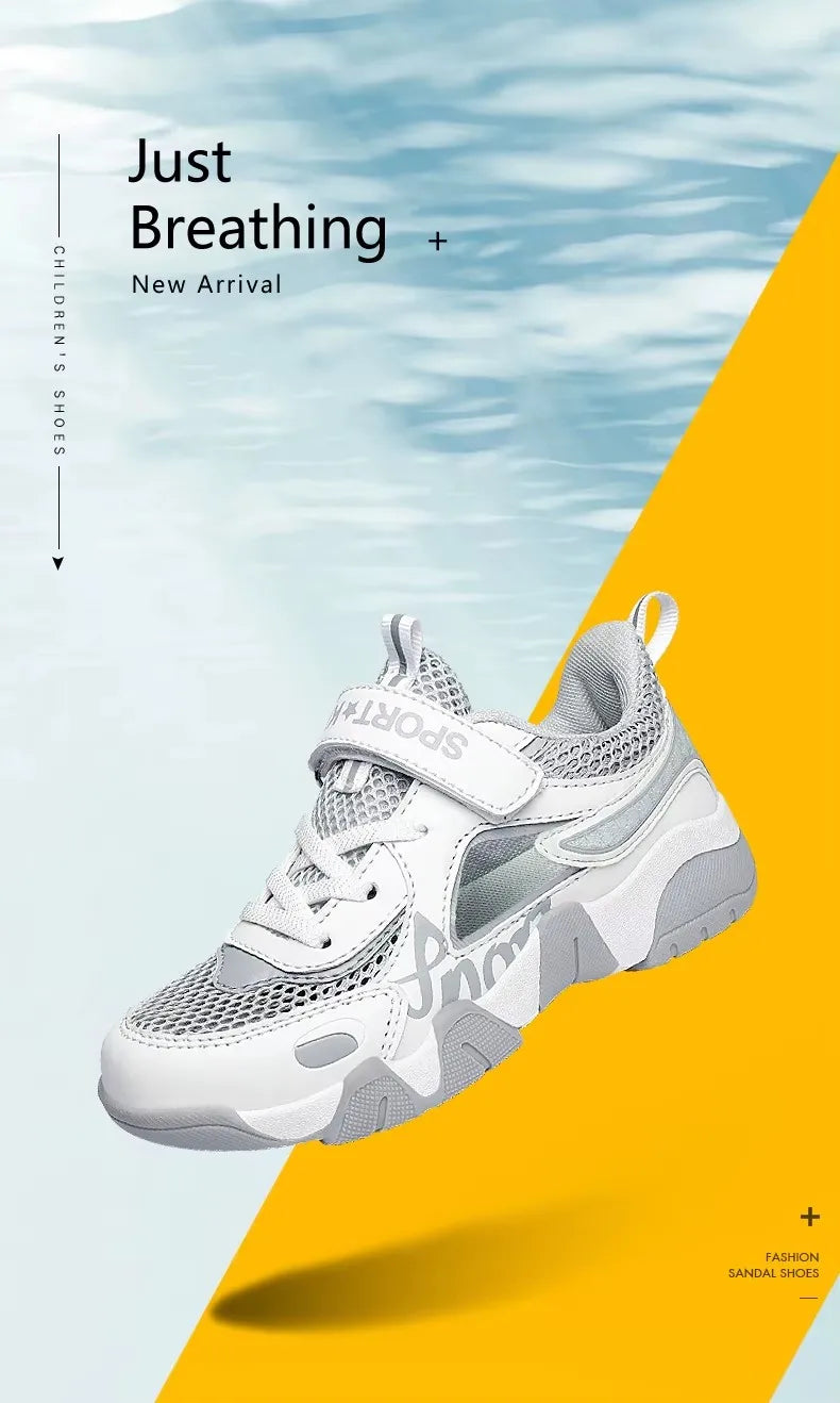 Kids Summer Shoes Kids Sandals Breathable Boys Sandals Soft Children's Shoes Outdoor Protecting Toes Beach Sandal Water Shoes
