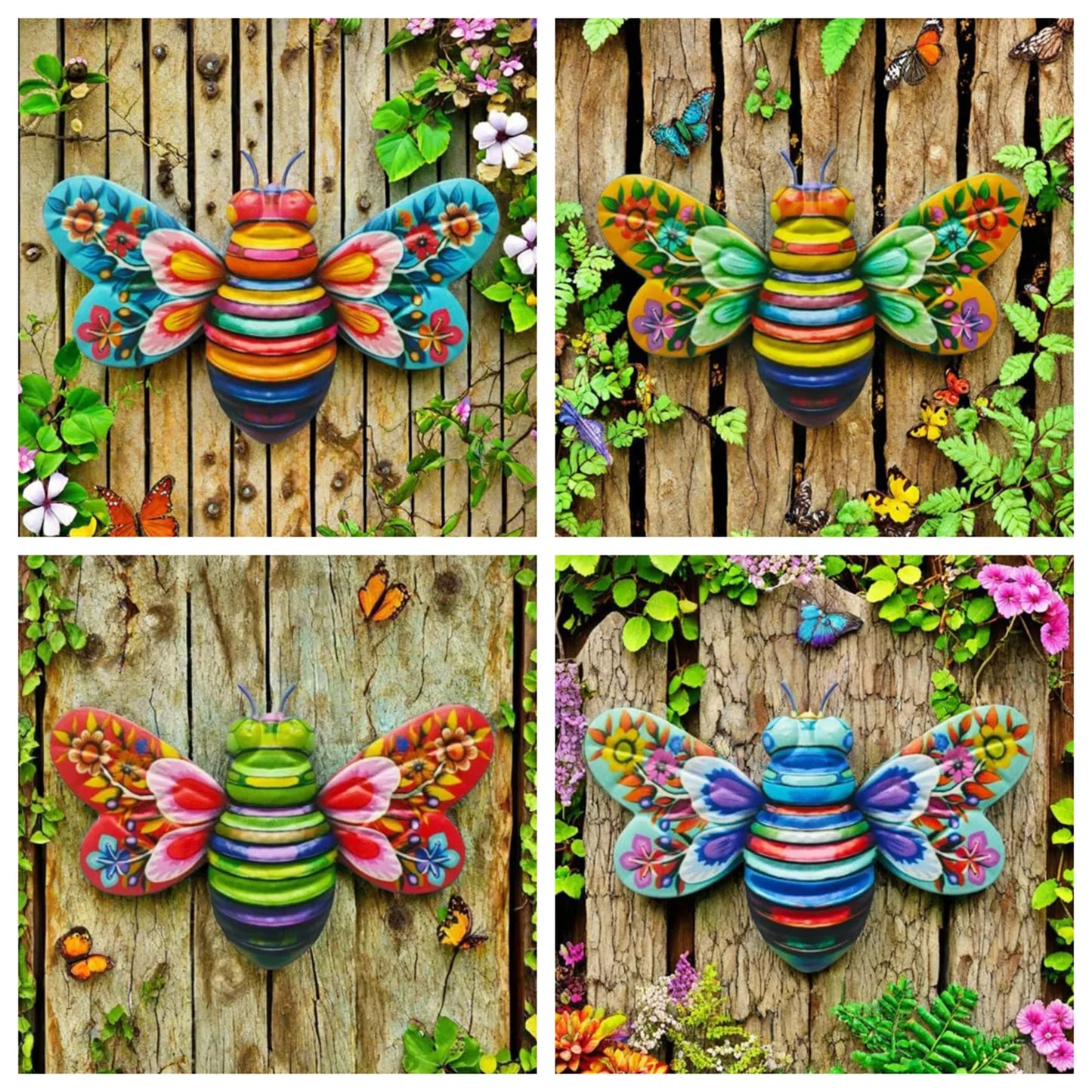 Wall Hanging Art 3D Sculpture Wall Art Sculpture Ornament for Living Room Garden Bedroom