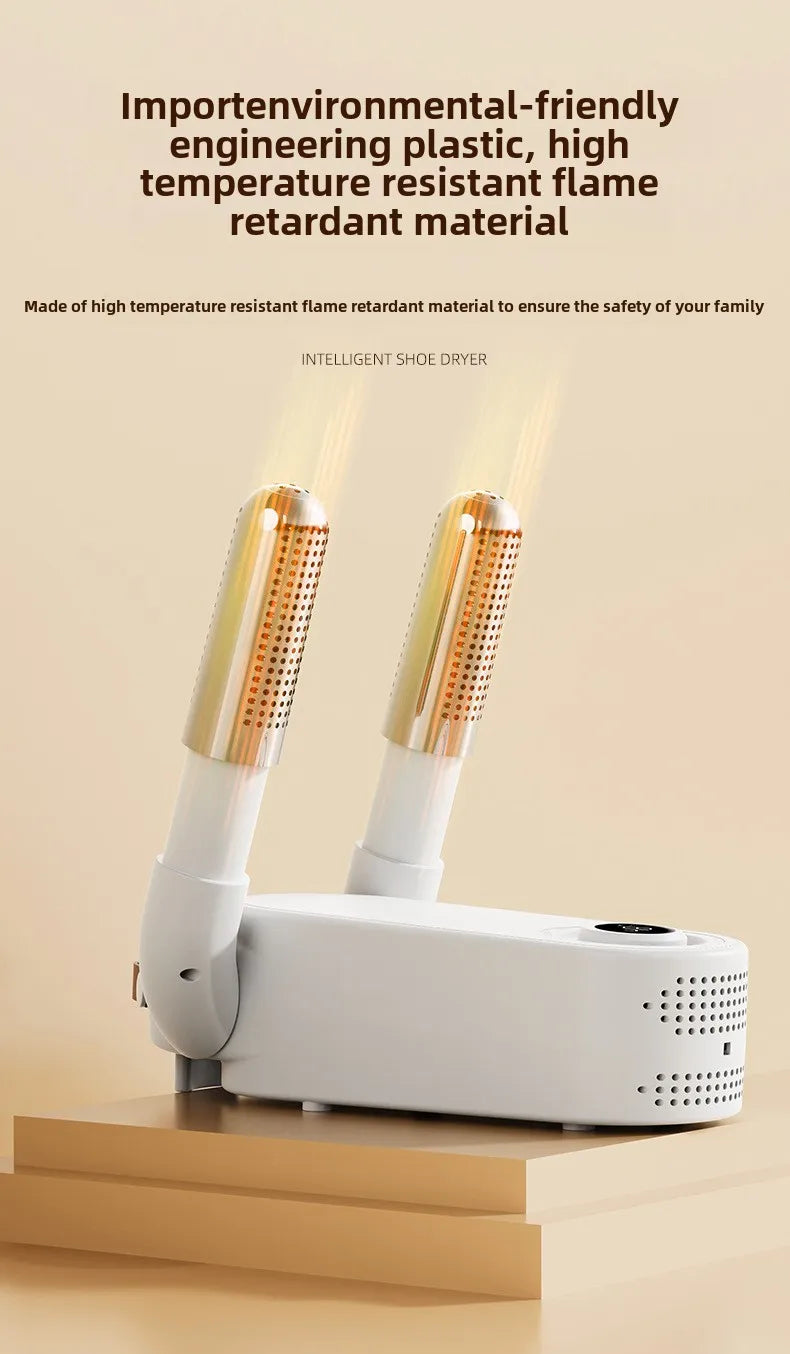 Electric Shoes Dryer Portable Foldable Smart Heater Deodorizer Dehumidifier Shoe Drying Machine Foot Warmer Appliances 220v
