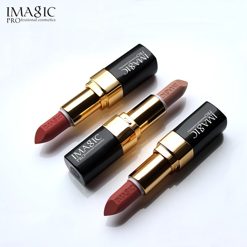 IMAGIC Lipstiffie Bevogtiger Lippe Gladde Lipstick Langdurige Sjarmante Lipstiffie Kosmetiese Skoonheid Grimering 12 Kleure
