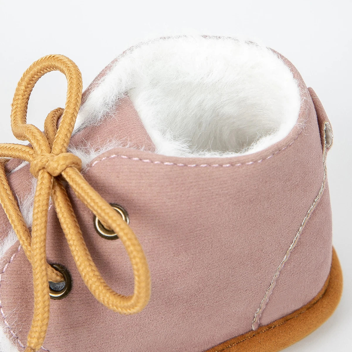KIDSUN Winter Baby Snow Booties Warm Infant Boy Girl Toddler Shoes Rubber Sole Anti-slip Soft Newborn First Walkers Crib Shoes