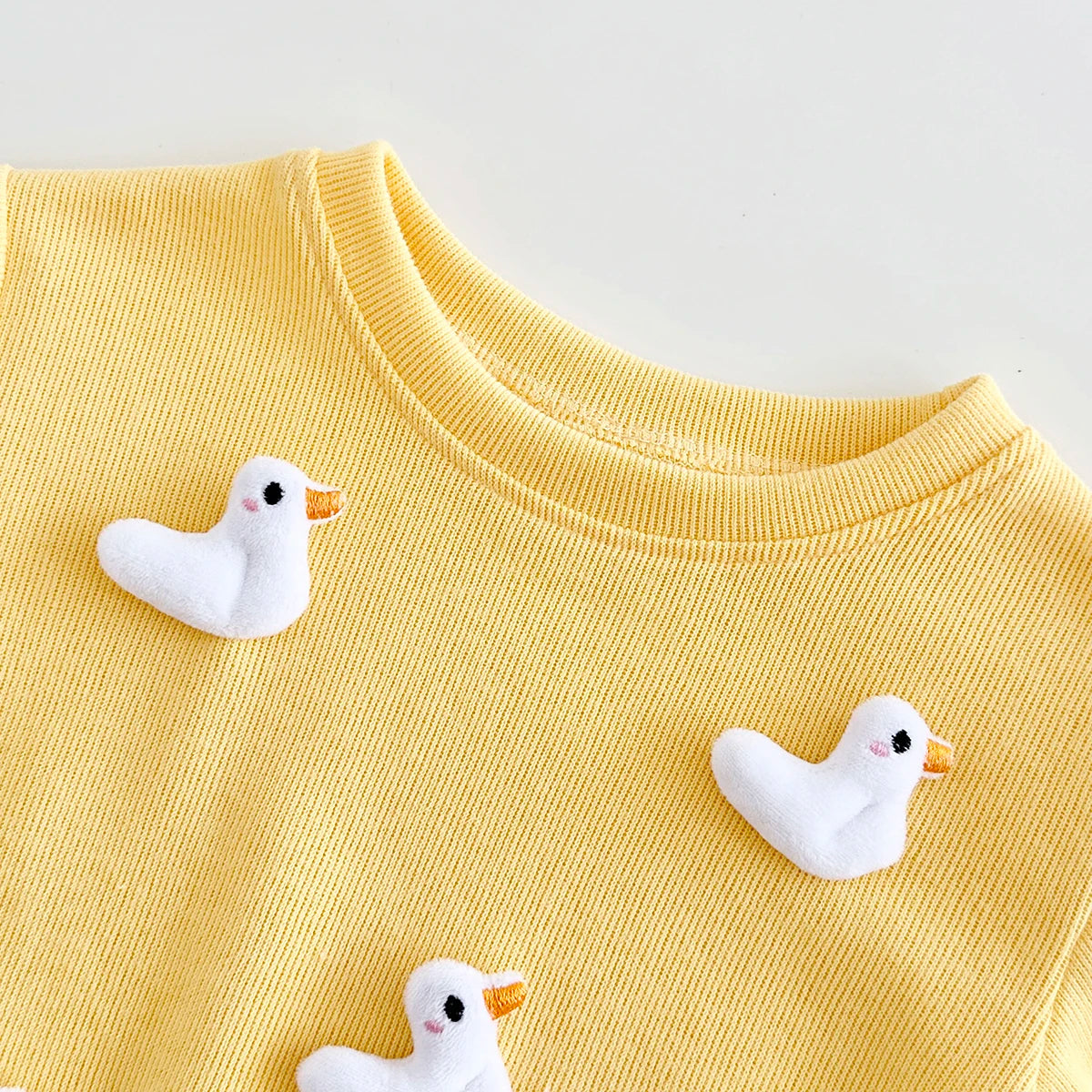 Infant Baby Dreieck Blase Strampler Jungen Mädchen Baby Herbst Sweatshirt Body Cartoon Ente/Pilz Nette Neugeborene Kleidung