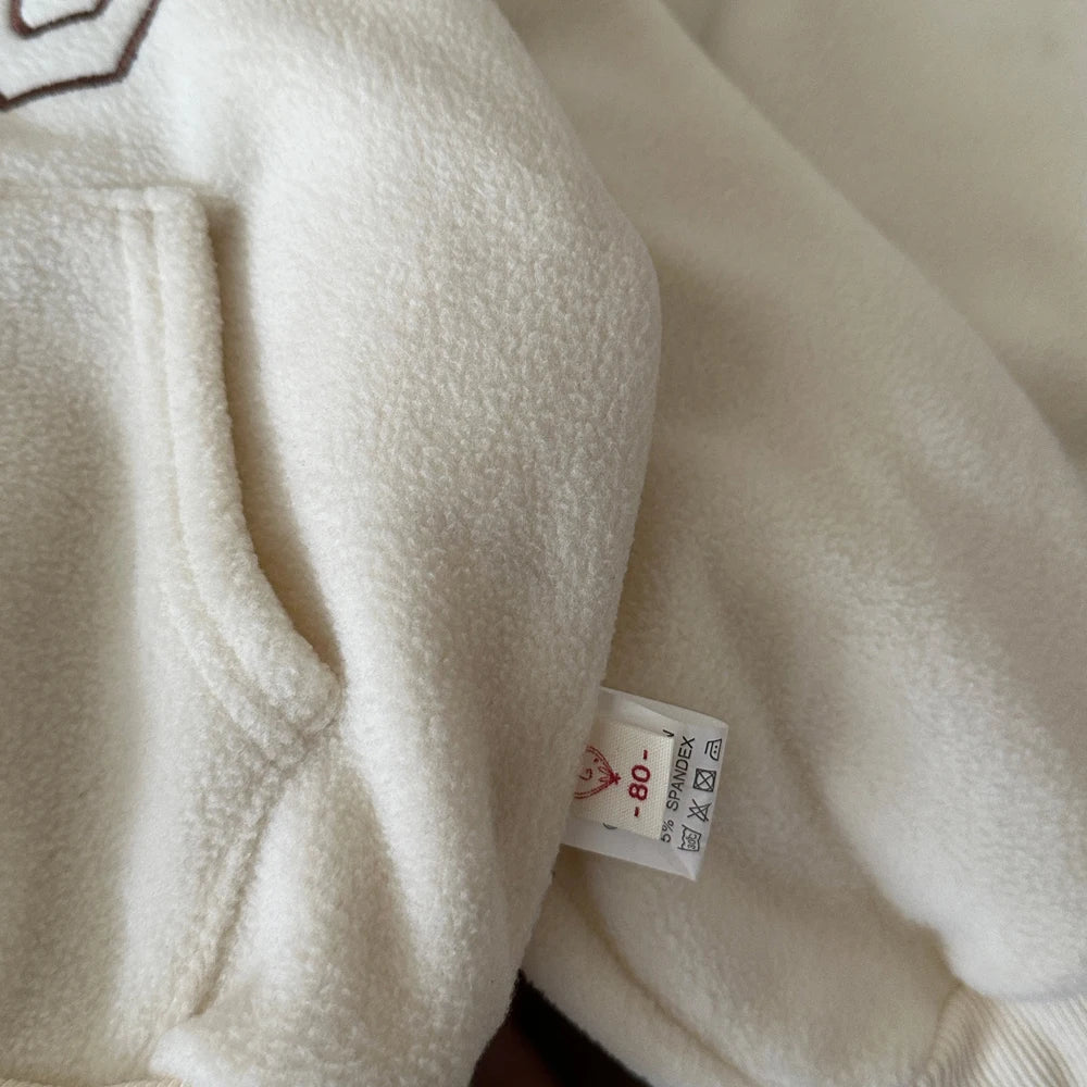 Children's Fleece Suits Insulated Baby Boy Winter Clothes Sets Letters Pullover Hoodie Sweater Top Pants Outfit Girl Tracksuit