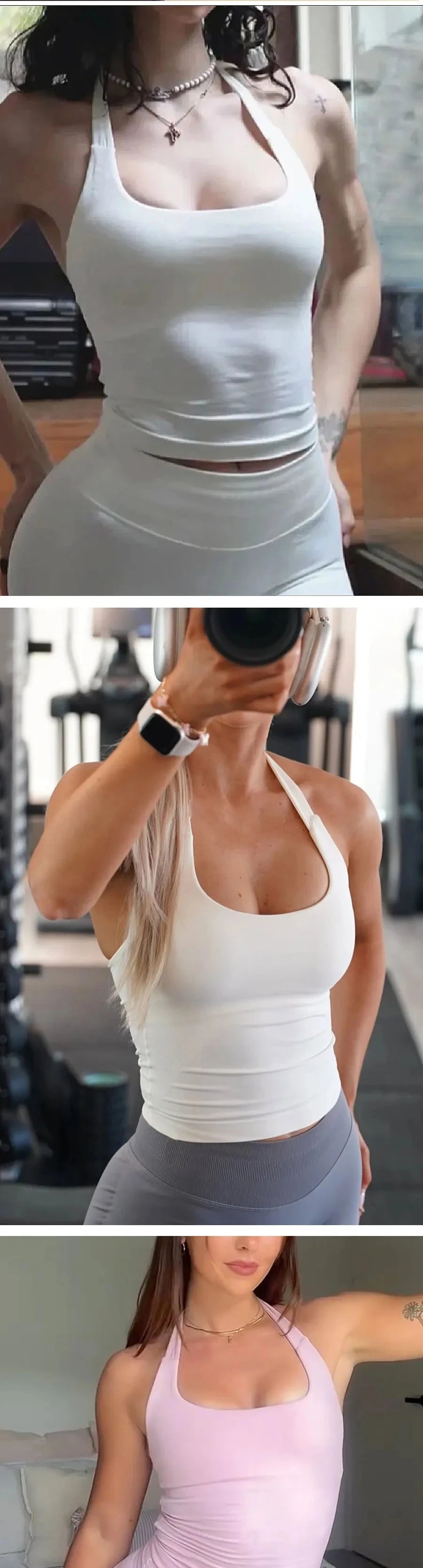 Yoga fitness set; strapless bra and shorts set; seamless backless vest; invisible elastic texture hip-lifting shorts