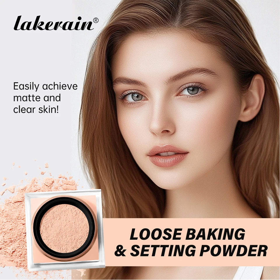 Loose powder makeup Loose Baking&Setting Powder Matte Waterproof Long Lasting Oil Control 4 Colors Loose Powder Makeup Cosmetics