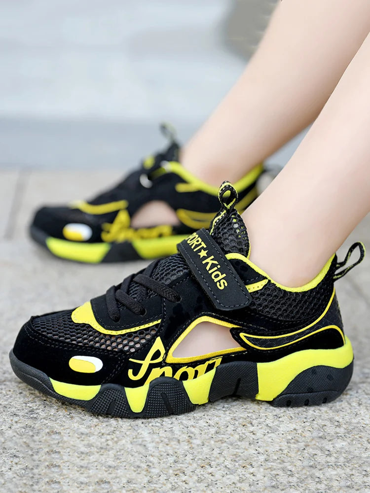 Kids Summer Shoes Kids Sandals Breathable Boys Sandals Soft Children's Shoes Outdoor Protecting Toes Beach Sandal Water Shoes