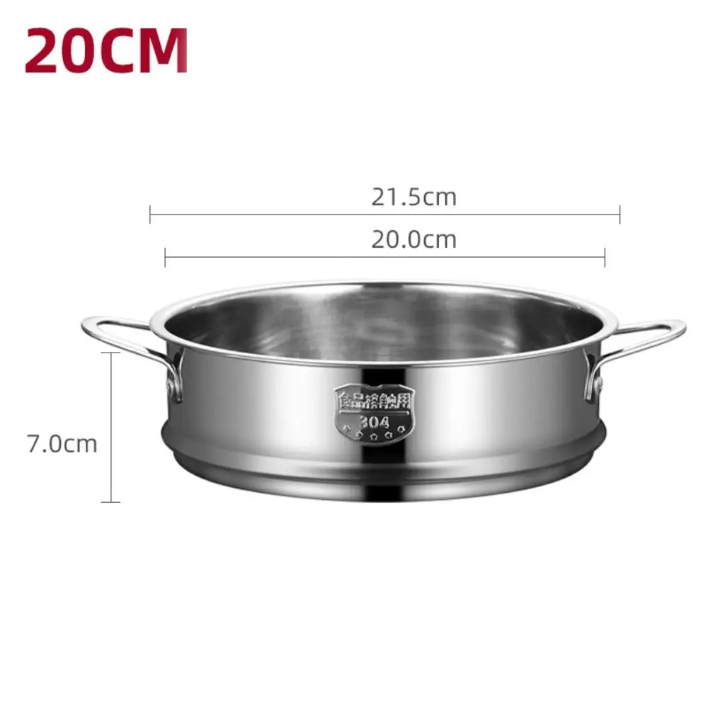 New 304 Stainless Steel Steamer Basket with Double Ear Kitchen Cooking Tool Pot Steaming Grid Generic Multifunction Steam Rack