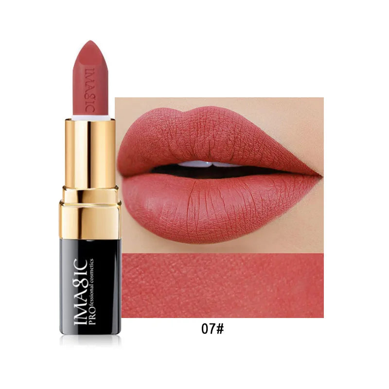 IMAGIC Lipstiffie Bevogtiger Lippe Gladde Lipstick Langdurige Sjarmante Lipstiffie Kosmetiese Skoonheid Grimering 12 Kleure