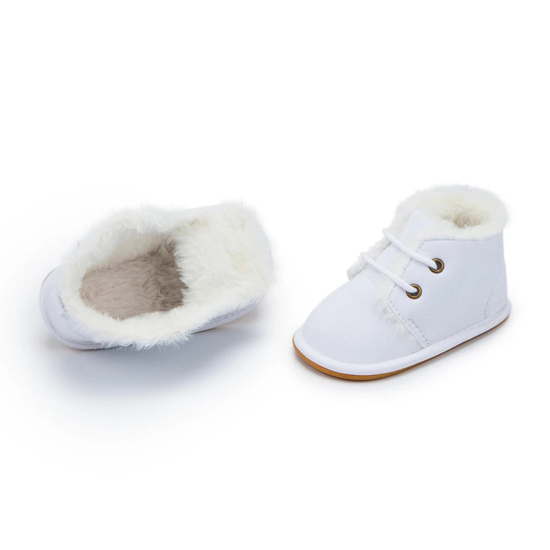 KIDSUN Winter Baby Snow Booties Warm Infant Boy Girl Toddler Shoes Rubber Sole Anti-slip Soft Newborn First Walkers Crib Shoes