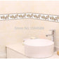 3D Wall Sticker PVC Self-Adhesive Waterproof Removable Flowers Wallpaper Border Kitchen Bathroom Kicking Line Home Decor Sticker